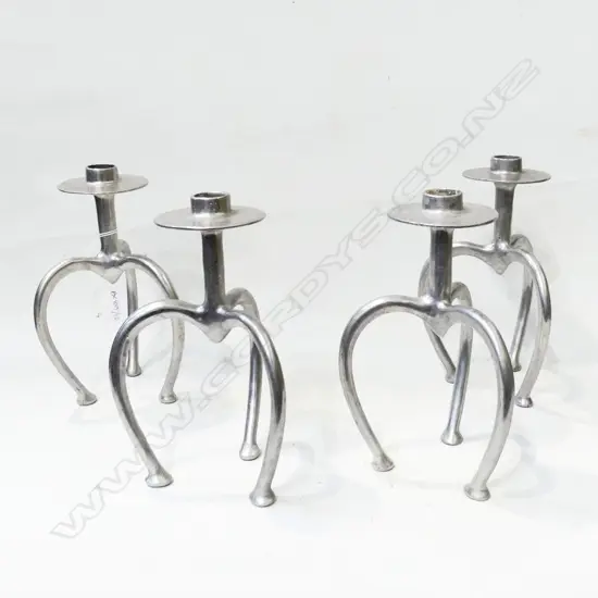 4 STEPHANE RONDEL CANDLE HOLDERS H.210mm