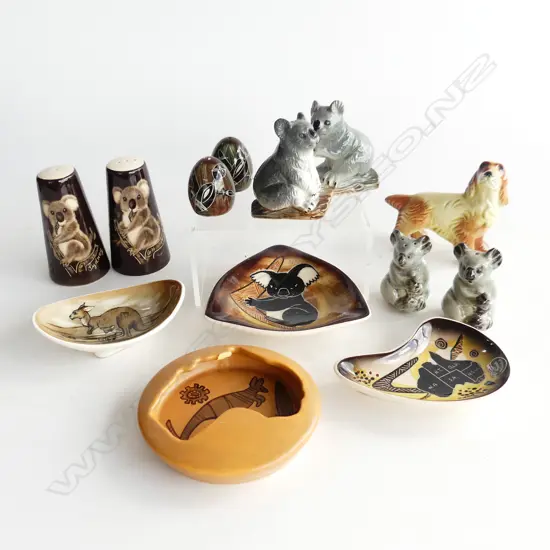  BOX AUSTRALIAN CERAMICS; STUDIO ANNA, DARBYSHIRE, WEMBLEY WARE, ETC  