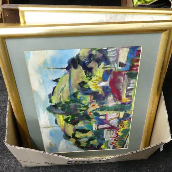 BOX LOT ASST. ARTWORKS