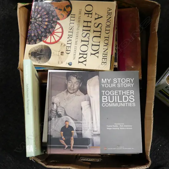 BOX LOT BOOKS; ART INTEREST