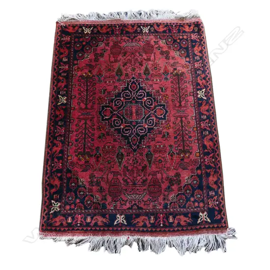 AFGHAN RUG H/KNOTTED ALL WOOL 1500x1100mm