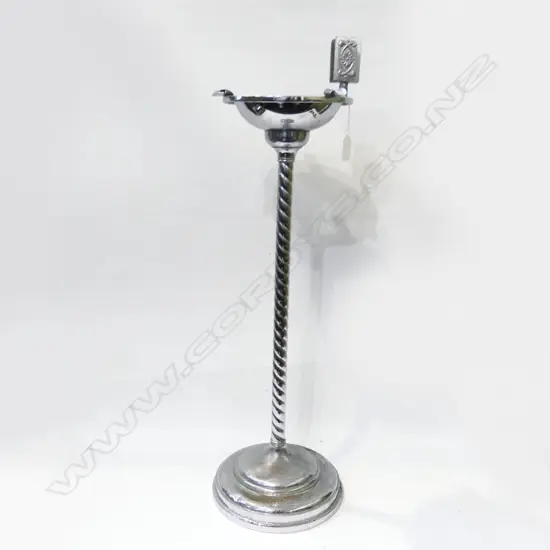 DECO CHROME CIGARETTE STAND H.700mm