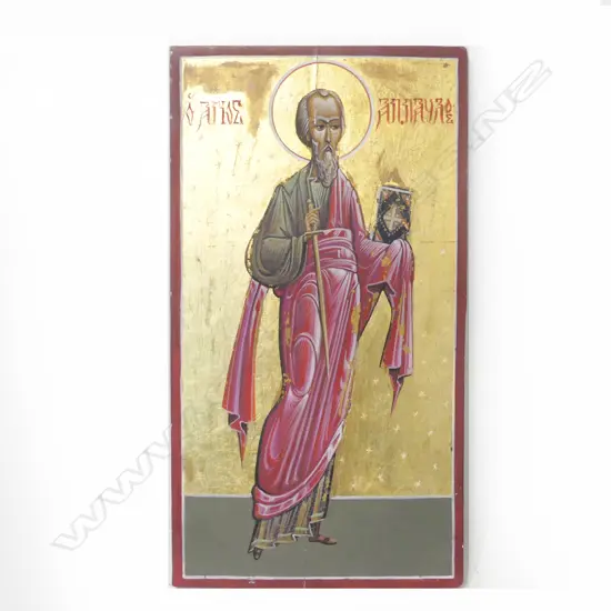 PAINTED RUSSIAN? ICON 395x215mm