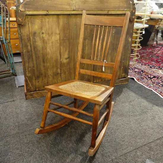ROCKING CHAIR w. CANE SEAT