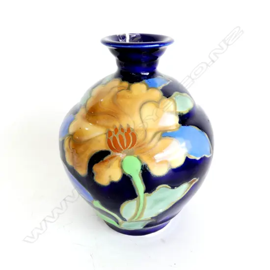 GOUDA ART POTTERY VASE, H.220mm