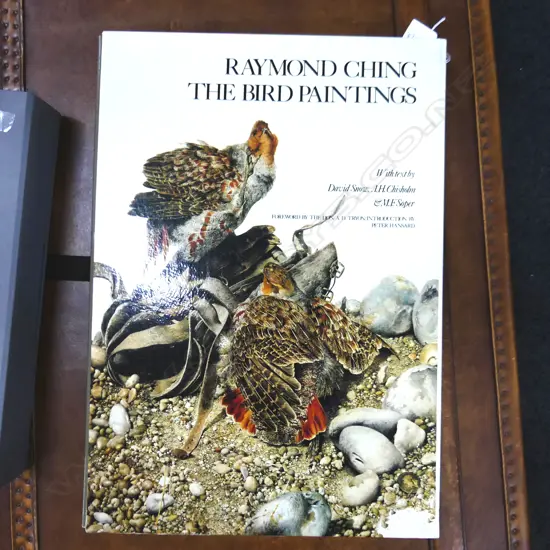 BOOK; RAYMOND CHING: THE BIRD PAINTINGS, COLLINS 1978, CASED.  490x340mm