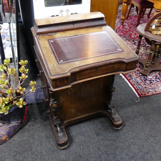 VICTORIAN DAVENPORT 530x530x810mm