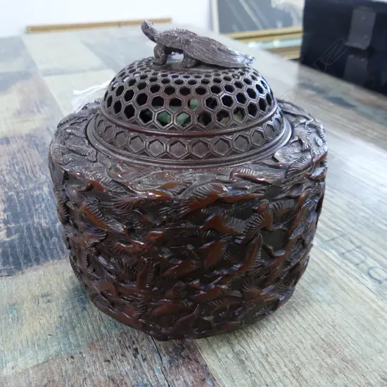 JAPANESE POT PURRI 130mm dia