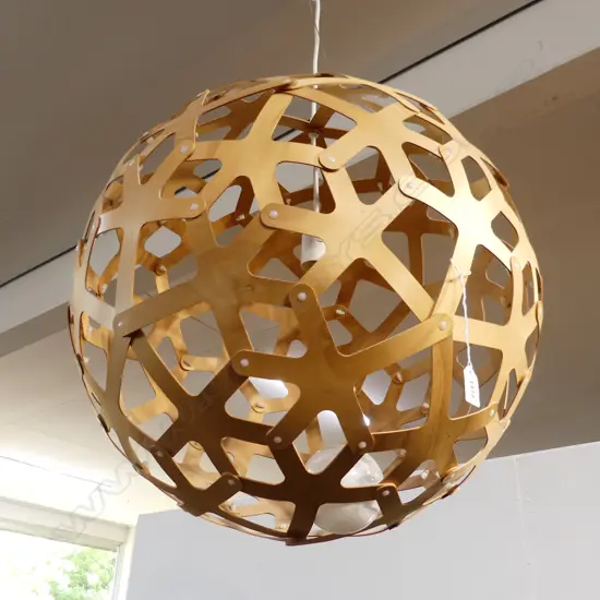 LARGE DAVID TRUBRIDGE 'CORAL' LIGHTSHADE. Dia 600mm