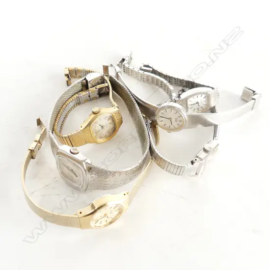 5 LADIES WRIST WATCHES; SEIKO, TITUS, CITIZEN ETC