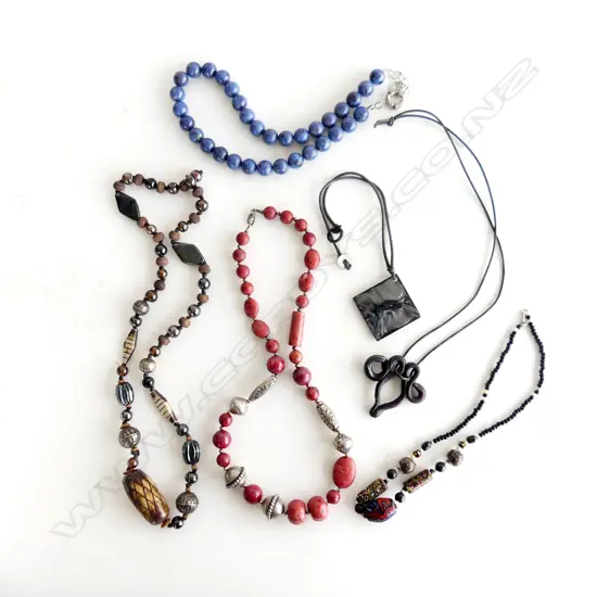 ASSORTED TRIBAL NECKLACES