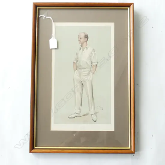 VANITY FAIR FRAMED POSTER ' PLUM'  1903,  360 X 205mm