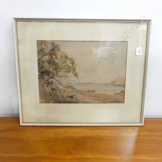 BIRCHNELL DELPH (NZ 1901-96), COASTAL W/C, 270x370mm