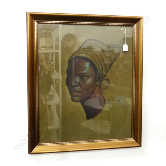TRETCHIKOFF PRINT; AFRICAN WOMAN 595x500mm