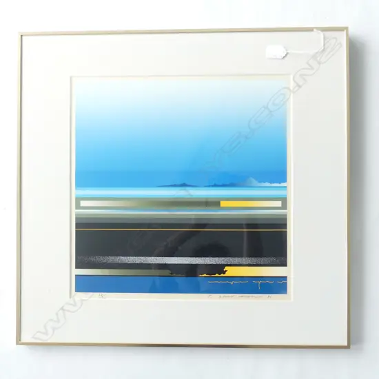 TETSURO SAWADA, SCREENPRINT, LTD ED. 38/90 (1981) JAPAN, SIGNED, 400 X 390mm