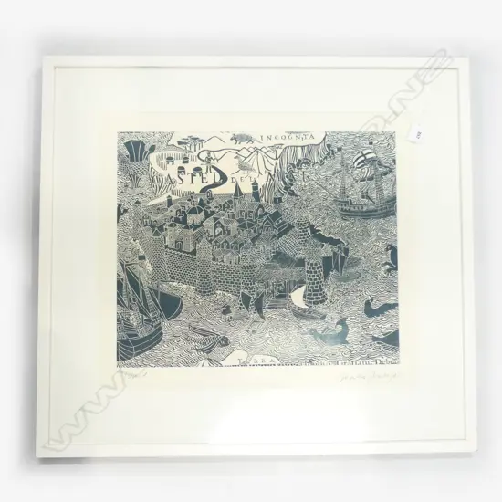 MARTHE ARMITAGE 'ISLAND' PRINT 400x480mm