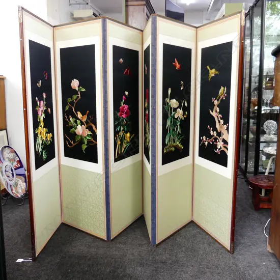 6 PANEL CHINESE SCREEN 1390x455mm per panel