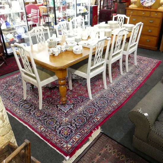 LG HANDKNOTTED WOOL PILE RUG 2350x3300mm some wear