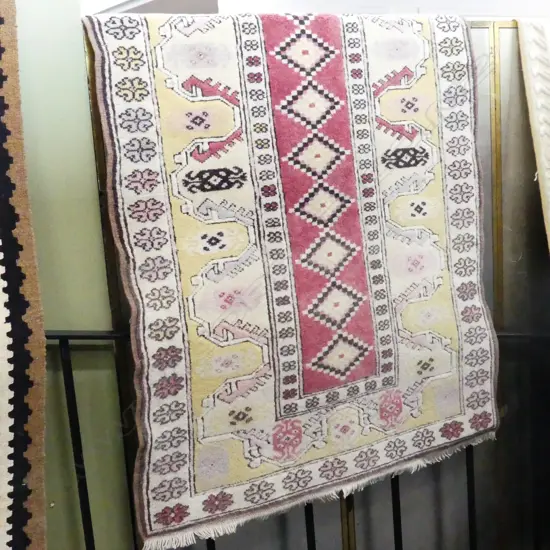 HAND KNOTTED TURKISH ALL WOOL RUG 1300x900mm