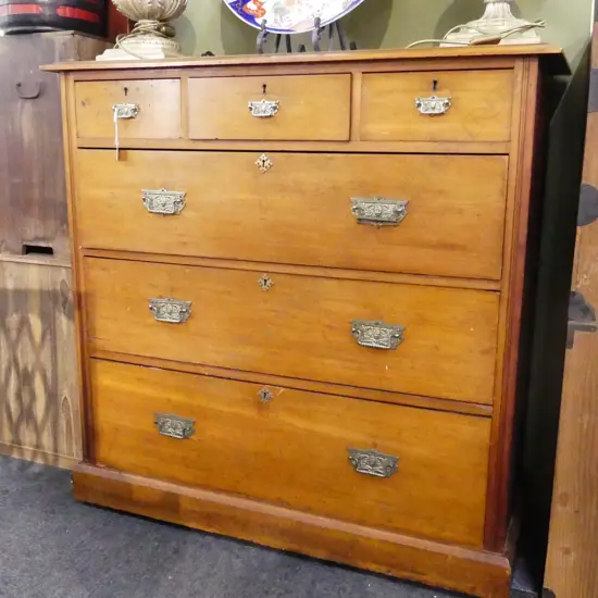EDWARDIAN CHEST OF DRAWERS 1120x440x1070mm