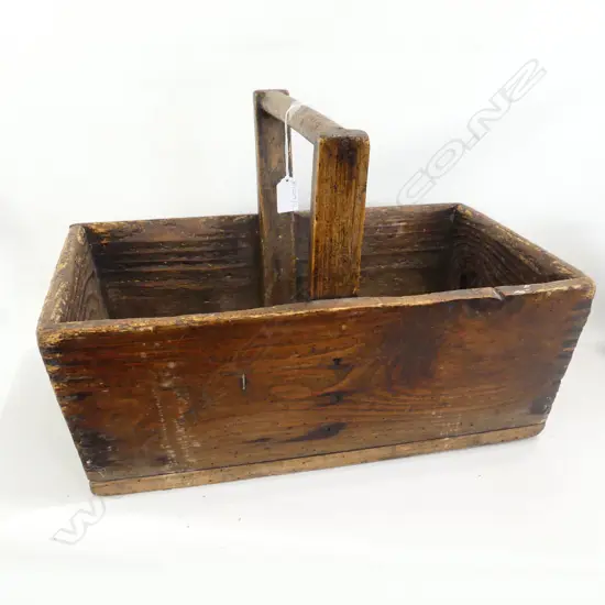 VINTAGE WOODEN TRUG W.490mm