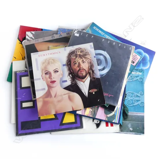 16 ASST. RECORDS INCL. PINK FLOYD, EURYTHMICS, CARS ETC