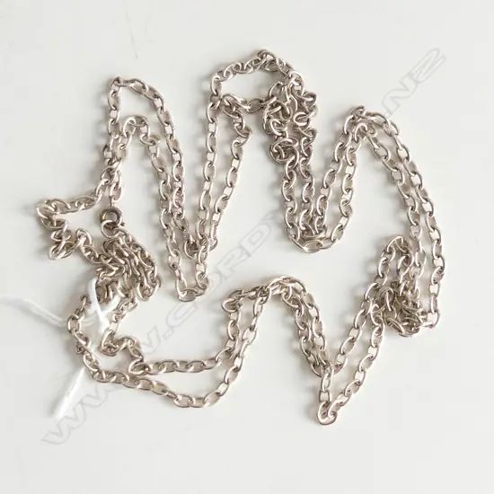 PR SILVER NECK CHAINS L.600mmEA