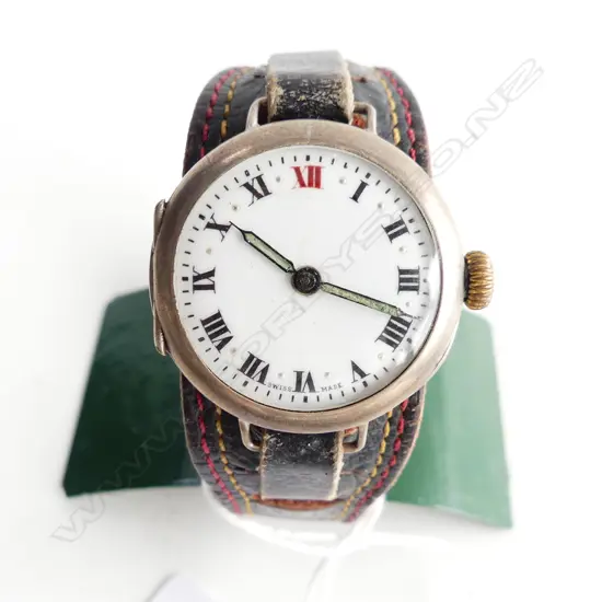 WW1 S/SILVER SERVICE WRISTWATCH