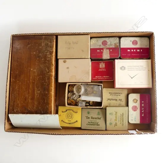 TRAY OF WATCH MAKERS PARTS & EXTRAS