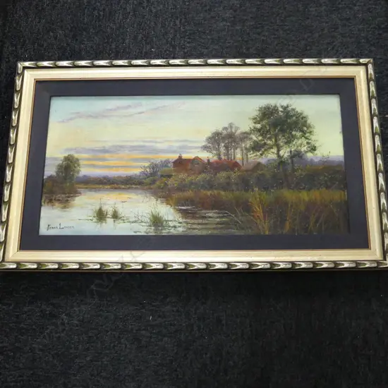 OIL ON CANVAS frank leader 300 x 600mm