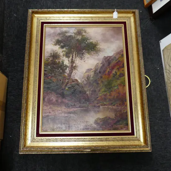 OIL ON CANVAS W.A. BOLLARD 600 x 430mm