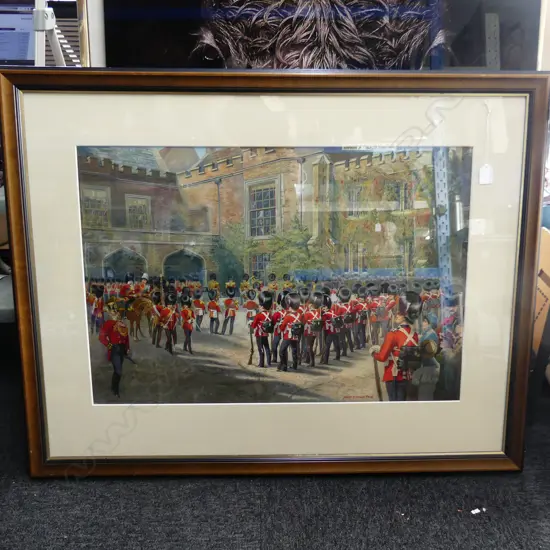 HARRY & ARTHUR PAYNE, CHANGING GUARDS AT ST JAMES, PRINT, 720 X 500mm
