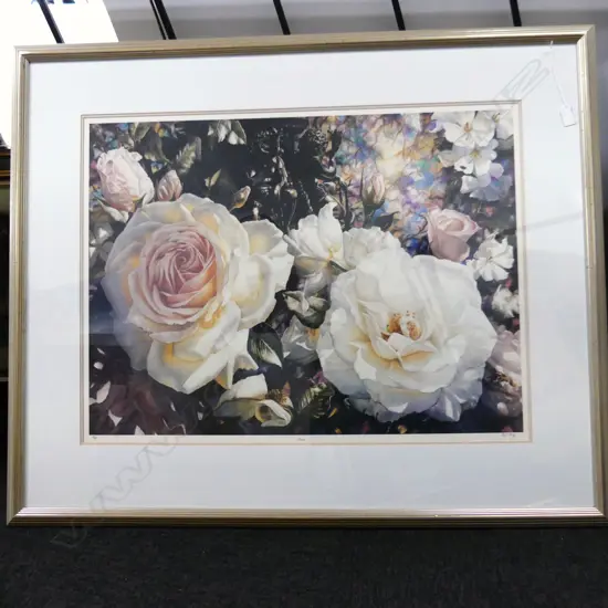 PAUL CONEY, 'ROSES',  SIGNED LTD ED PRINT 20/250, 750 X 560mm 