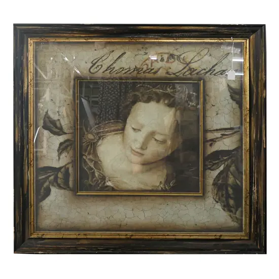 LG CLASSICAL STYLE PORTRAIT PRINT 805x810mm overall size