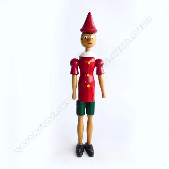 ITALIAN WOODEN PINOCCHIO TOY H.505mm