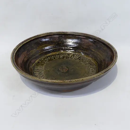 LEN CASTLE LG STUDIO POTTERY BOWL 360mm dia - Dull when tapped