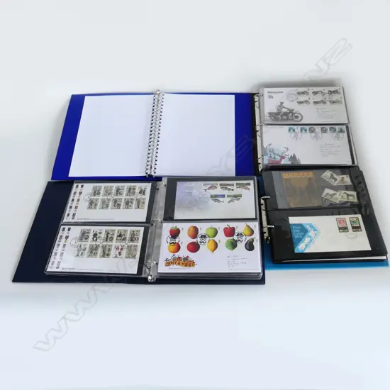 4 STAMP ALBUMS OF FIRST DAY COVERS