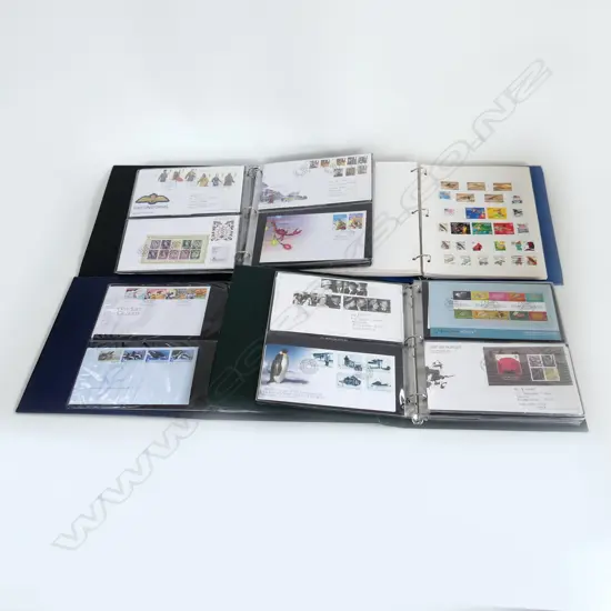 4 STAMP ALBUMS OF FIRST DAY COVERS