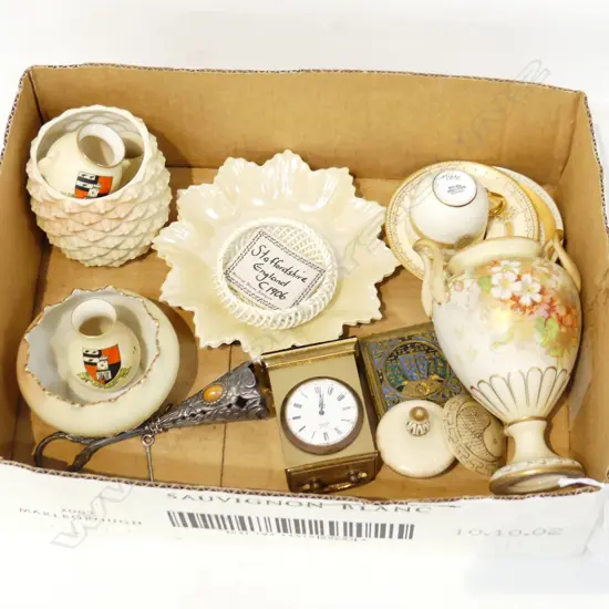 BOX LOT ASST. BLUSH CHINA ETC