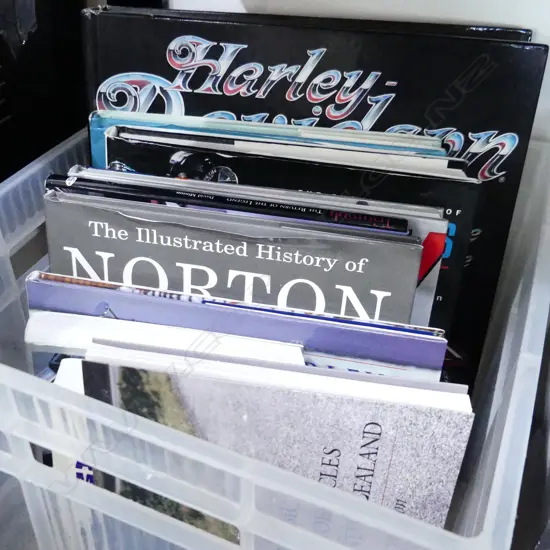 BOX LOT ASST. MOTOCYCLE BOOKS