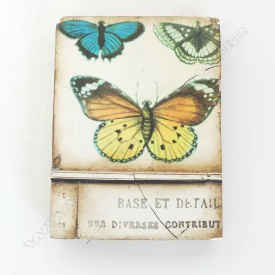 SID DICKENS MEMORY BLOCK 'BUTTERFLIES' T-139 (CHIP TO ONE CORNER)