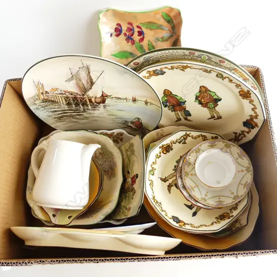 BOX LOT ASST. ROYAL DOULTON CHINA (GOOD CONDITION)