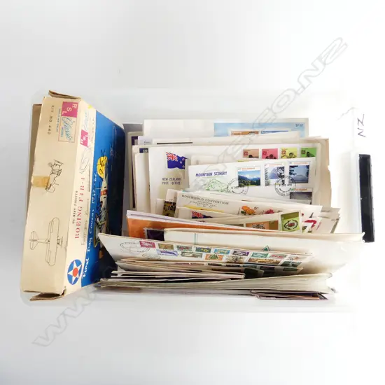 LGE COLLECTION OF NZ First Day Covers AS PER LIST IN BOX 1935-1997