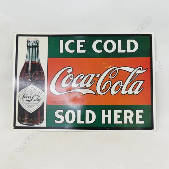 REPRO COCA COLA SIGN 285x410mm