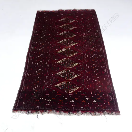 AFGHAN KUNDOZ RUG H/KNOTTED ALL WOOL 1880 X 1060mm