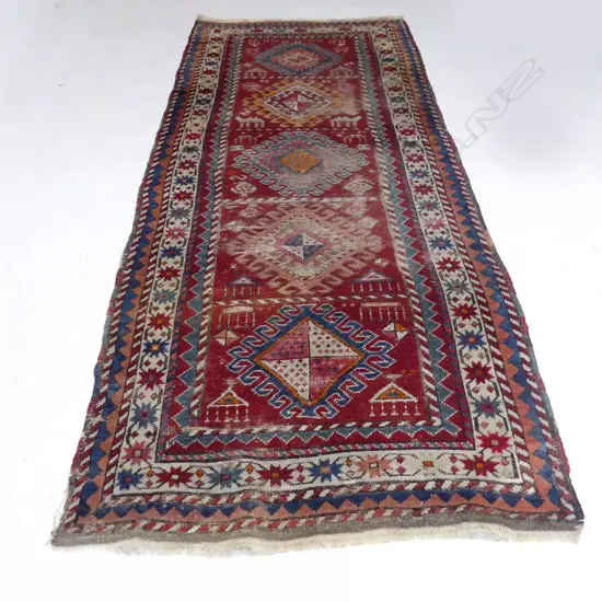 HAND KNOTTED ALL WOOL RUG 3000x1130mm