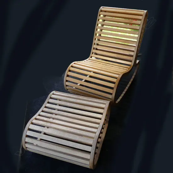 DAVID TRUBRIDGE 'RUTH' ROCKER & FOOT REST...