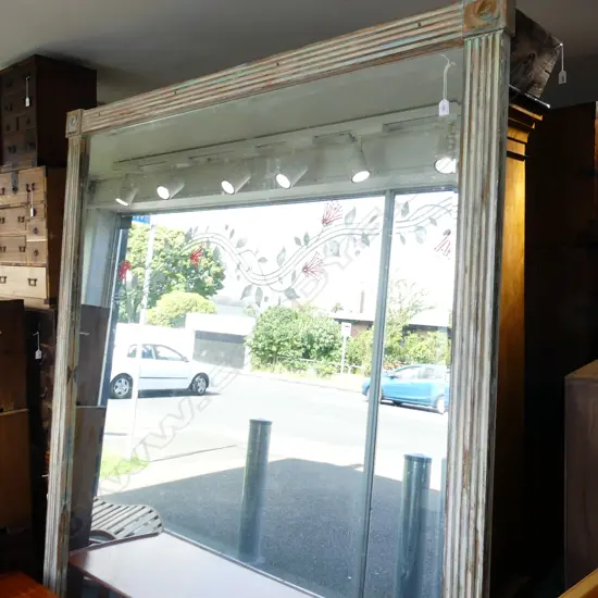 VERY LARGE WOODEN FRAMED MIRROR BOUGHT IN PARIS  2400x1800mm
