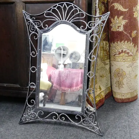 METAL FRAMED MIRROR 780x530mm
