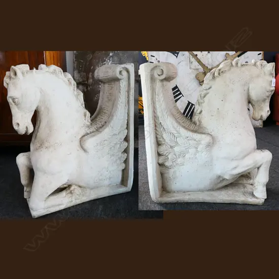 PR CONCRETE WINGED HORSE TABLE BASES H.660mm